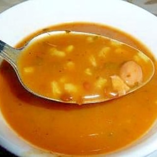 お米入りかぼちゃスープ
